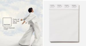 Pantone já definiu a cor de 2026: ‘Cloud Dancer’